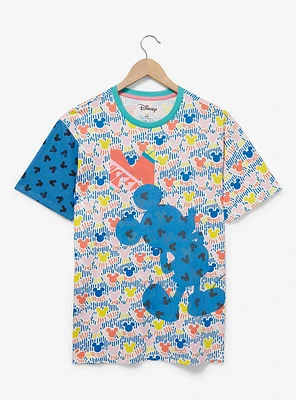 Disney Mickey Mouse Vintage Allover Print T-Shirt — BoxLunch Exclusive