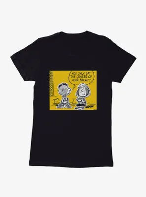 Peanuts Center Of Your Bread Womens T-Shirt