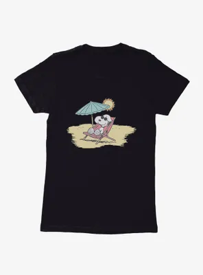 Peanuts Summer Vibes Snoopy Womens T-Shirt
