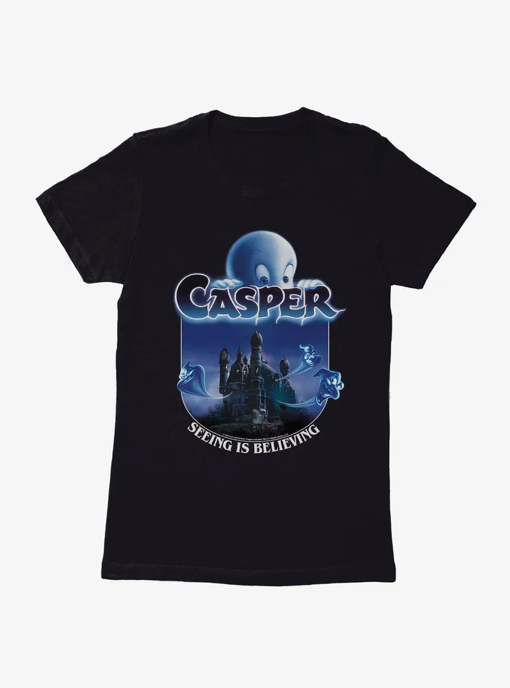 Casper Film Castle Poster Womens T-Shirt