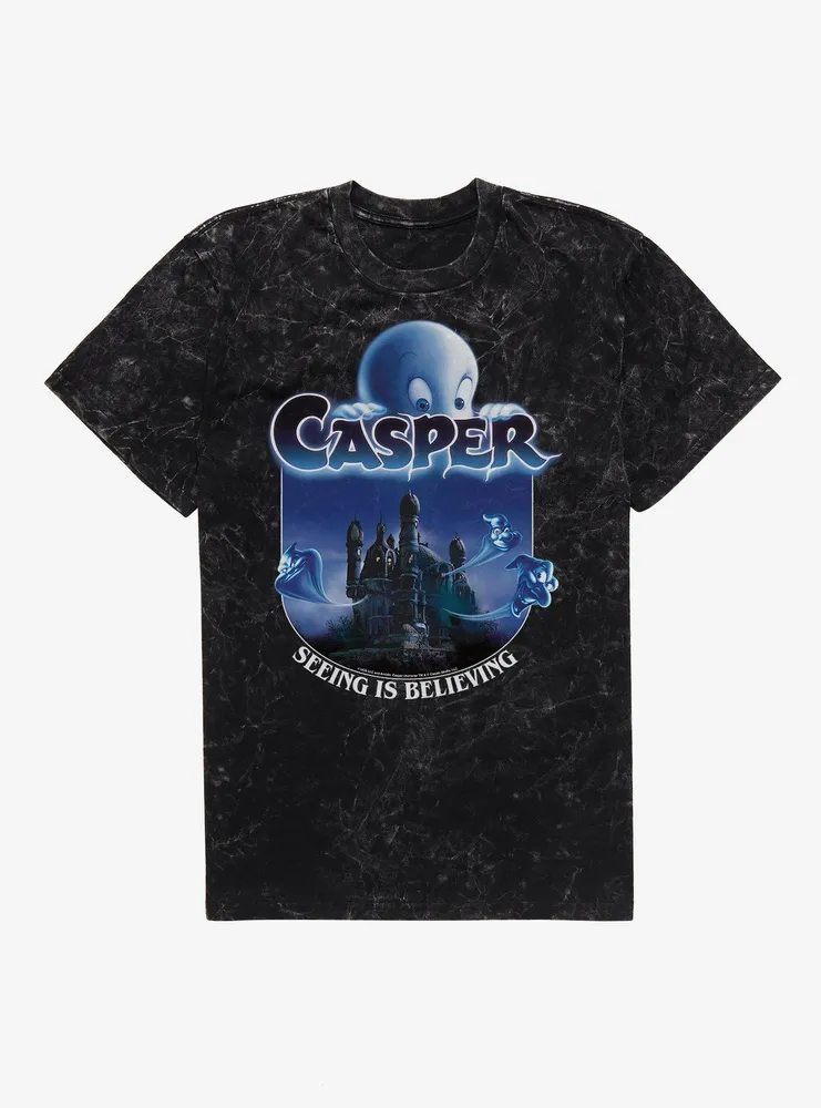 Casper Film Castle Poster Mineral Wash T-Shirt