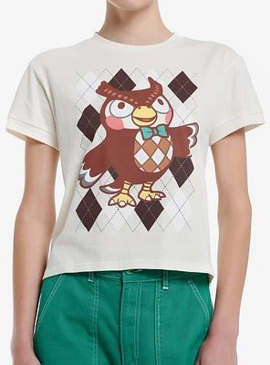 Animal Crossing: New Horizons Blathers Girls Baby T-Shirt