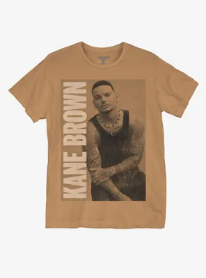 Kane Brown Portrait Boyfriend Fit Girls T-Shirt