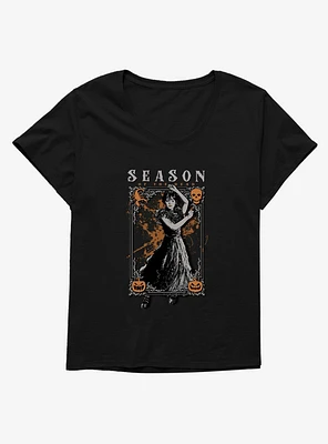 Wednesday Season Of The Dead Girls T-Shirt Plus