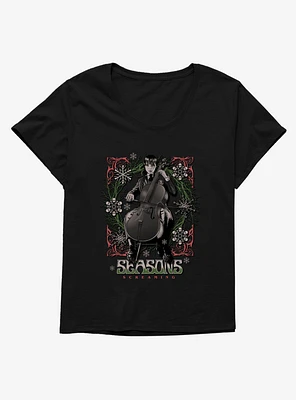 Wednesday Seasons Screaming Girls T-Shirt Plus