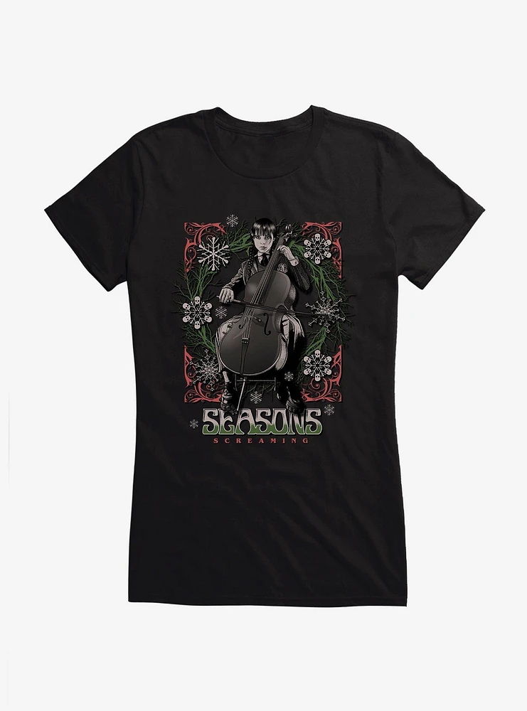 Wednesday Seasons Screaming Girls T-Shirt