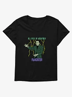 Universal Monsters Frankenstein He Lives Breathes Girls T-Shirt Plus