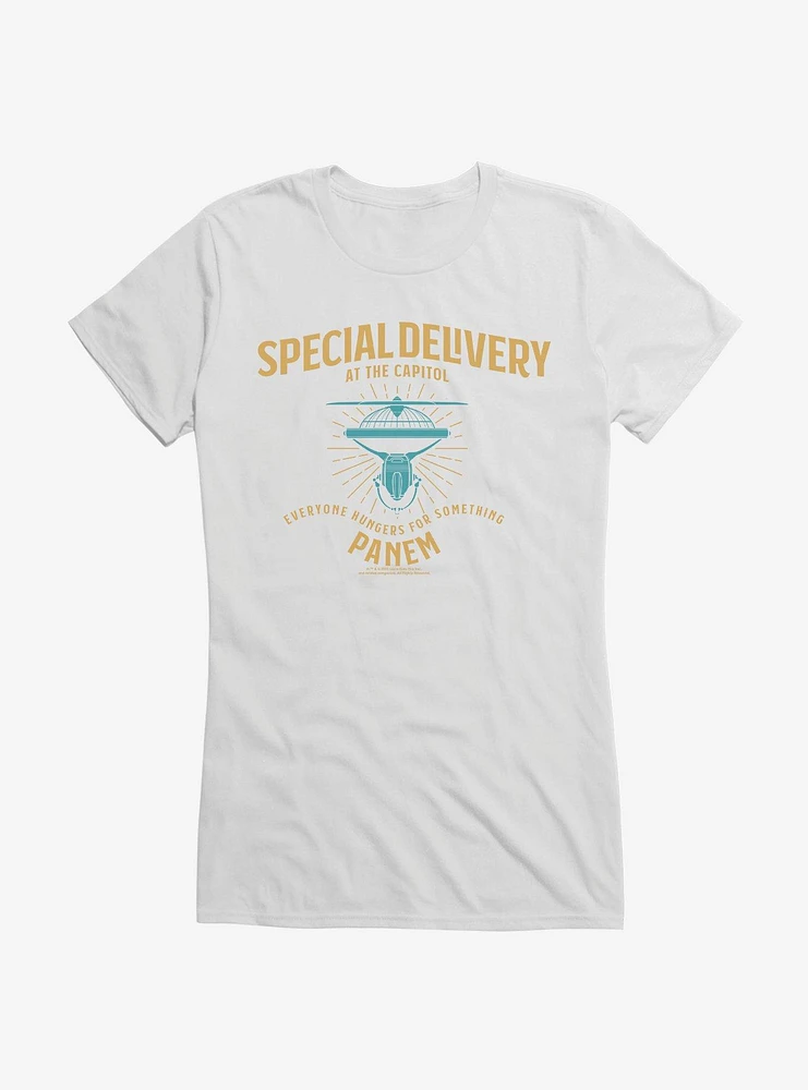 Hunger Games: The Ballad Of Songbirds And Snakes Drone Special Delivery Girls T-Shirt