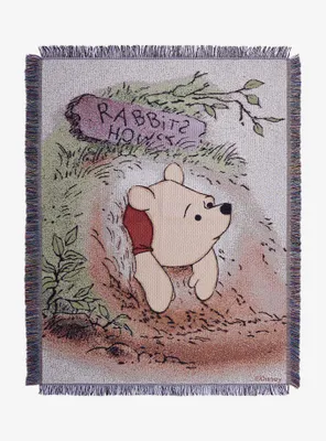 Disney Winnie the Pooh Stuck Tapestry Throw