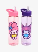 Sanrio My Melody and Kuromi Water Bottle Set