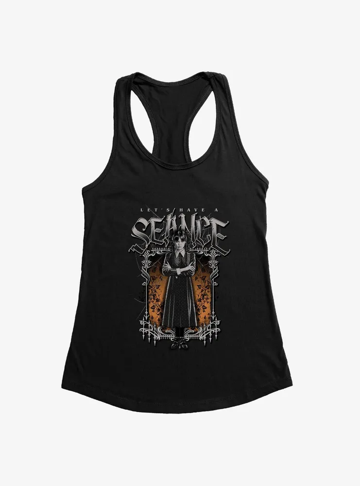 Wednesday Let's Have A Seance Womens Tank Top