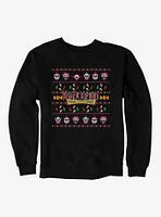 Killer Klowns From Outer Space Ugly Christmas Sweater Pattern Sweatshirt
