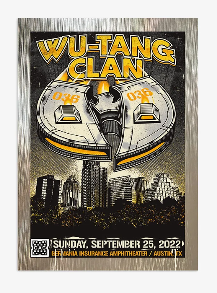 Wu-Tang Clan N.Y. State Of Mind 2022 Tour September 25 Collectible Card