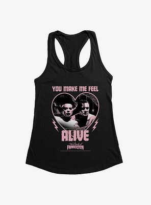 The Bride Of Frankenstein You Make Me Feel Alive Girls Tank