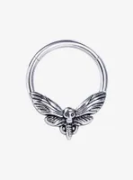 Steel Silver Death Moth Hinged Clicker