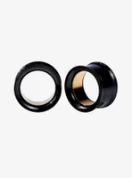 Steel Black & Gold Eyelet Plug 2 Pack