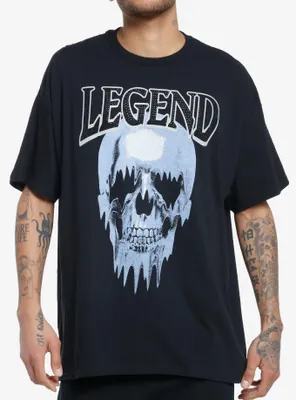 Social Collision® Legend Skull Rhinestone T-Shirt