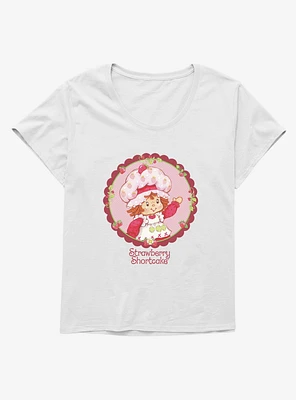 Strawberry Shortcake Circle Portrait Girls T-Shirt Plus