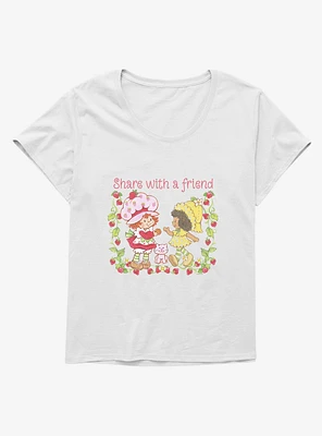 Strawberry Shortcake & Orange Blossom Share With A Friend Girls T-Shirt Plus