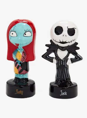Disney The Nightmare Before Christmas Jack and Sally Salt & Pepper Shakers
