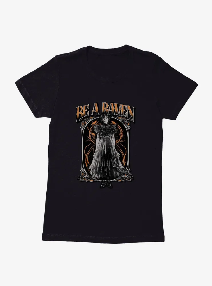 Wednesday Be A Raven Womens T-Shirt