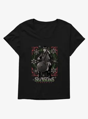 Wednesday Seasons Screaming Womens T-Shirt Plus