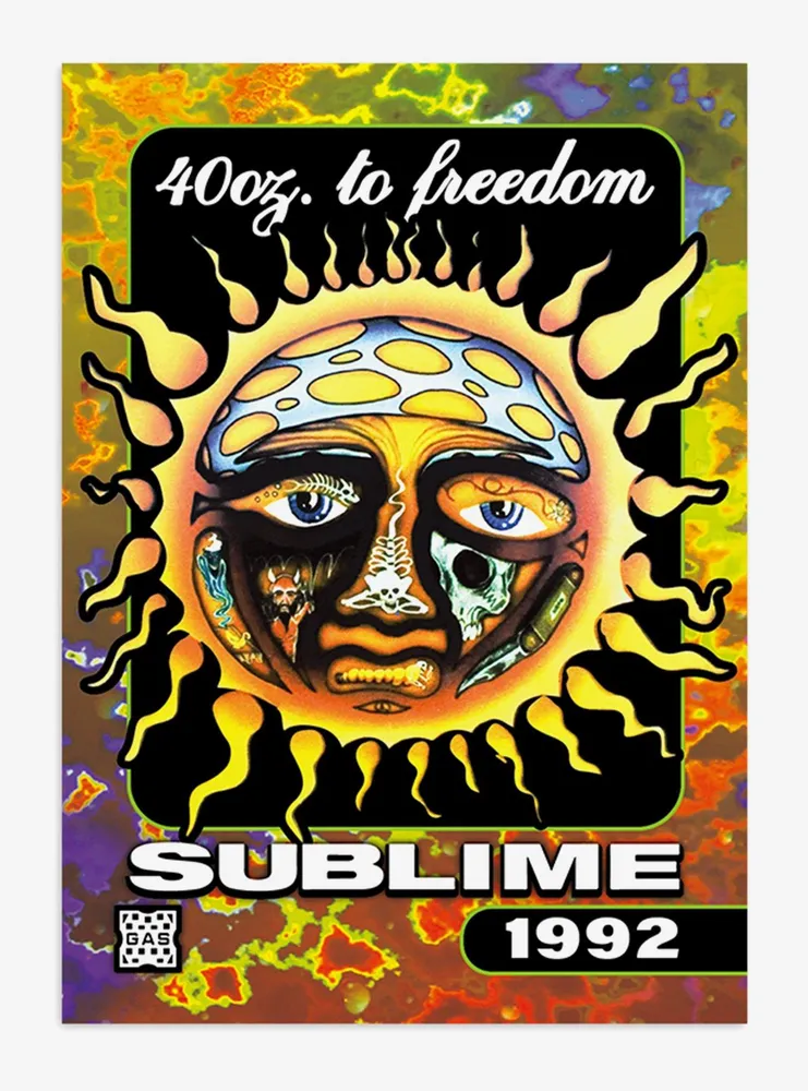 Sublime 40 Oz. To Freedom 1992 Collectible Card