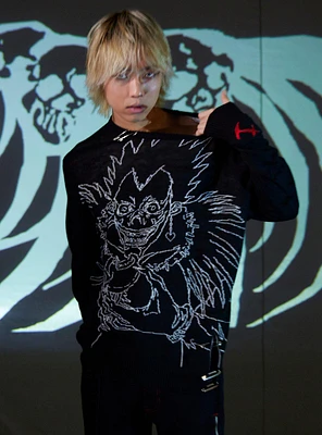 Death Note Ryuk Safety Pin Knit Sweater