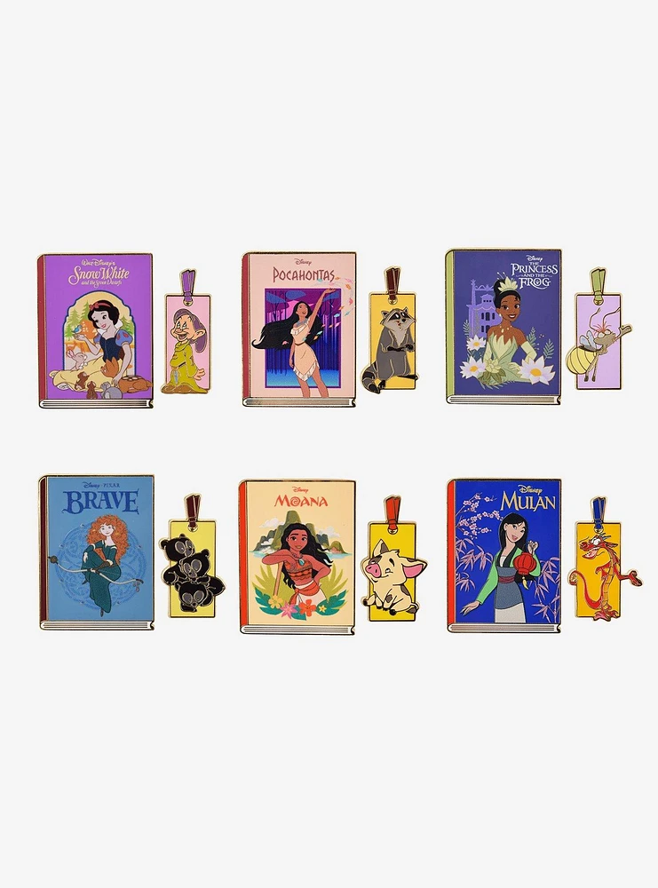 Disney Princess Bookmark Blind Box Pin Set — BoxLunch Exclusive