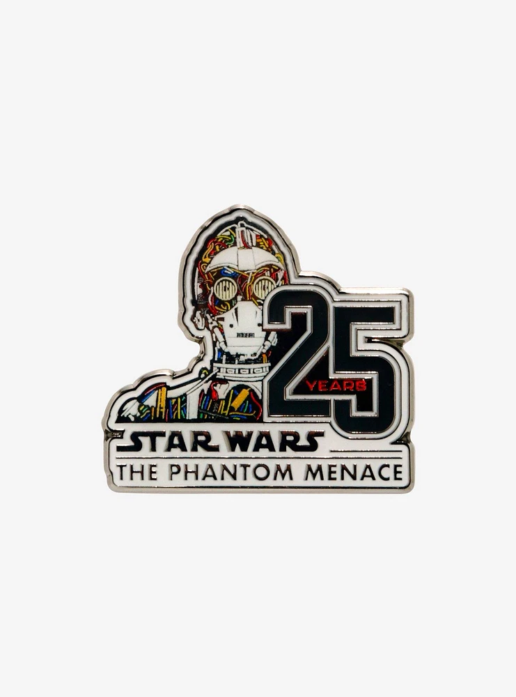 Loungefly Star Wars: Episode I - The Phantom Menace 25th Anniversary Enamel Pin — BoxLunch Exclusive