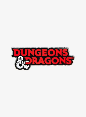 Dungeons & Dragons Game Title Enamel Pin