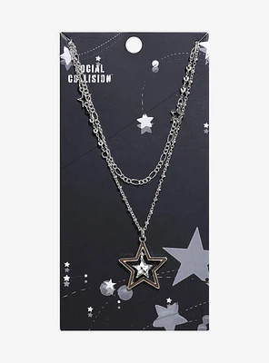 Social Collision Star Layered Necklace Set
