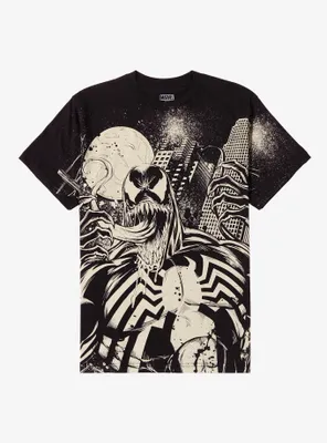 Marvel Venom Snarling Jumbo Graphic T-Shirt