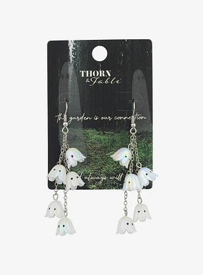 Thorn & Fable Ghost Flower Earrings