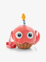 Five Nights At Freddy's Carl The Cupcake Figural Plush Crossbody Bag