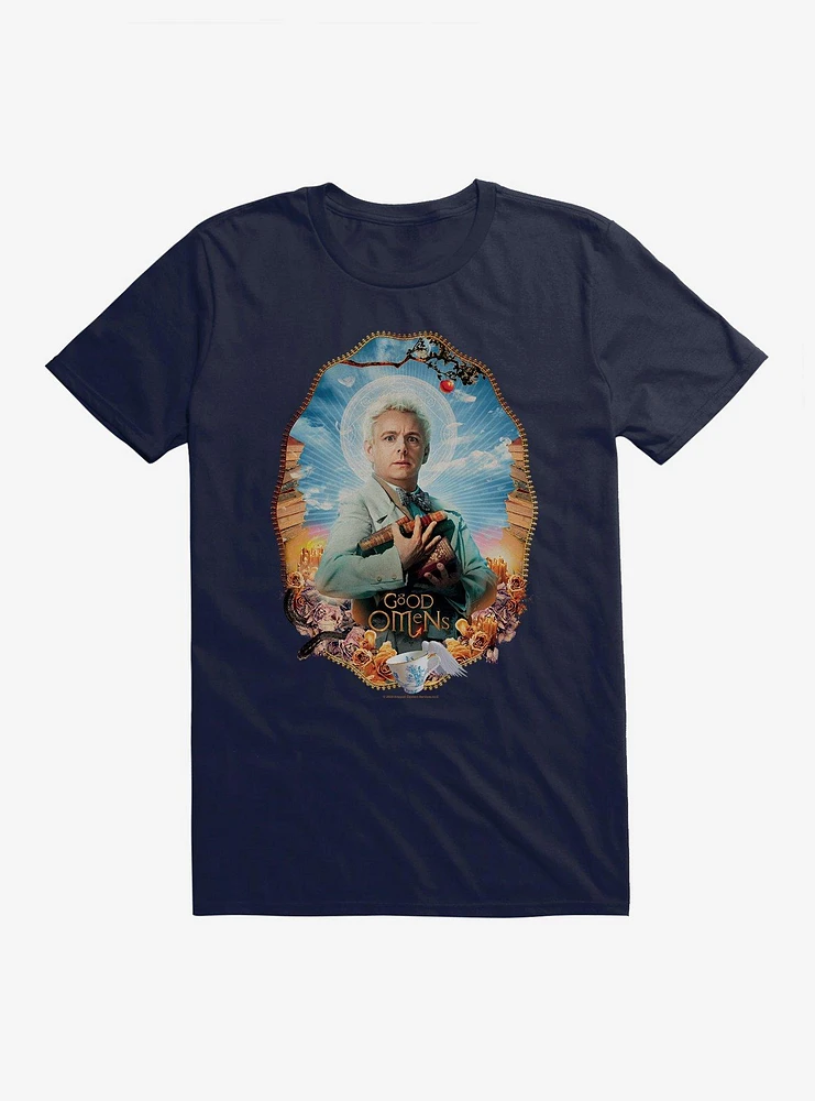 Good Omens Aziraphale Portrait T-Shirt