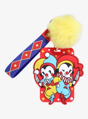 Circus Clowns Wrist Lanyard & Cardholder