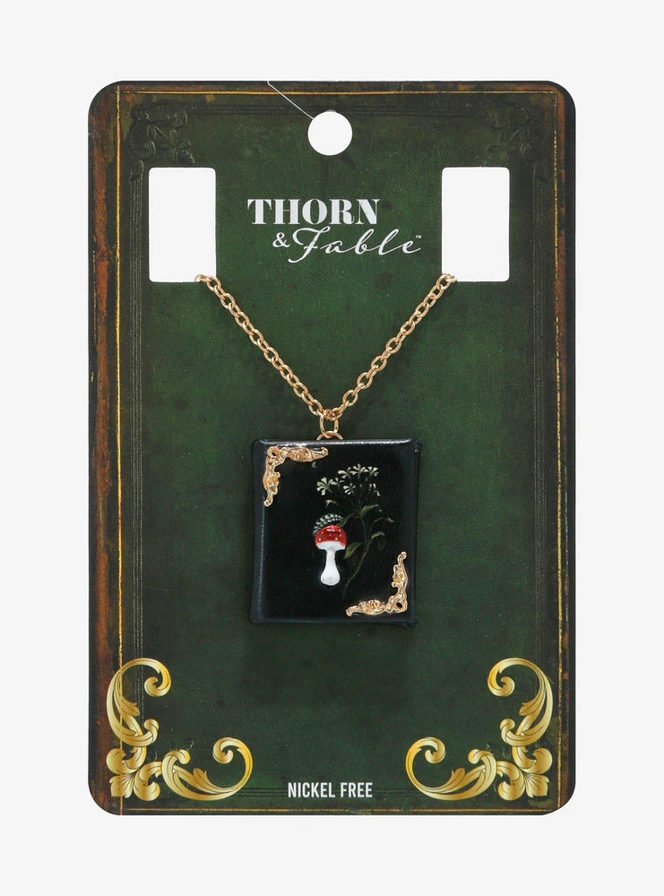 Thorn & Fable Cottage Book Pendant Necklace