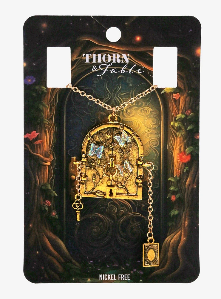 Thorn & Fable Fairy Door Pendant Necklace