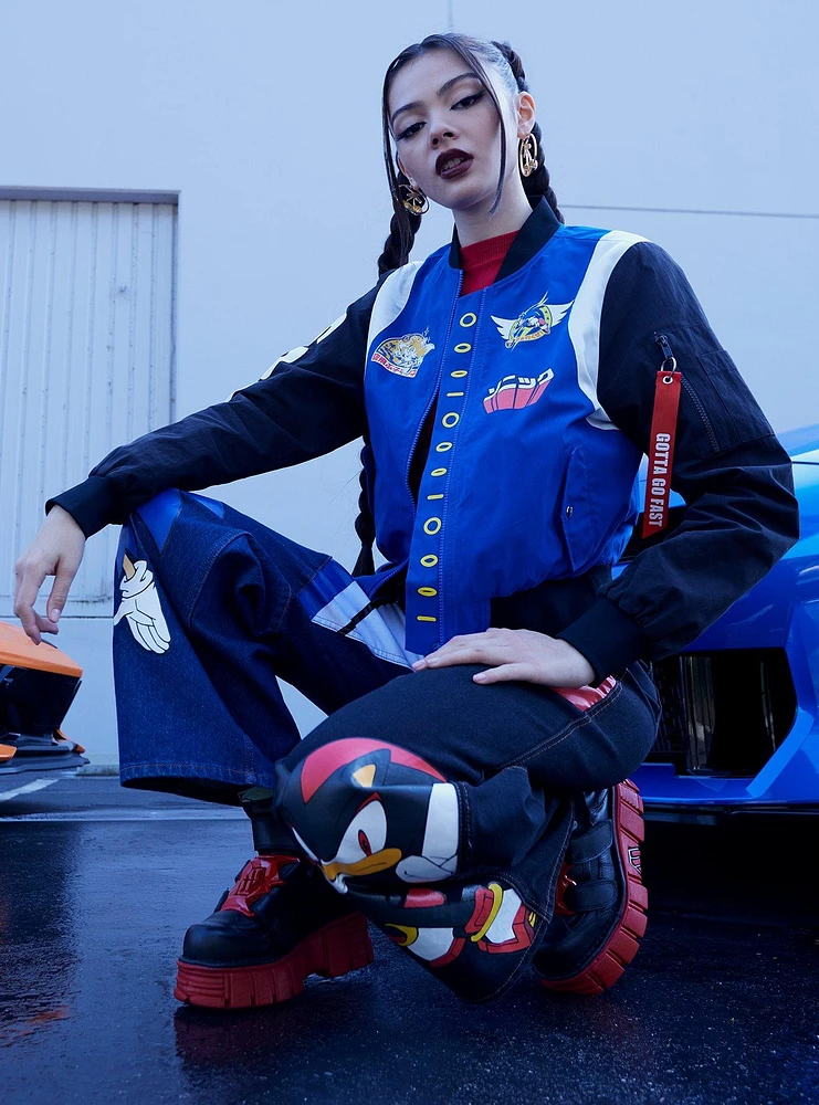 Sonic The Hedgehog Racing Girls Bomber Jacket