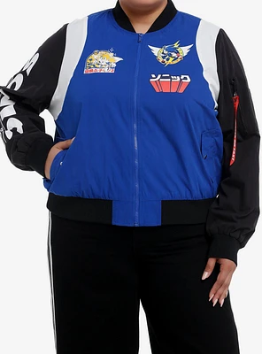 Sonic The Hedgehog Racing Girls Bomber Jacket Plus