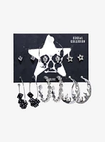 Social Collision® Skull Dice Stud & Hoop Earring Set