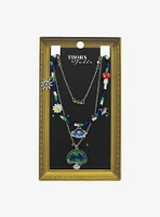 Thorn & Fable Mushroom Planet Necklace Set