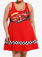 Disney Pixar Cars Lightning McQueen Athletic Dress Plus