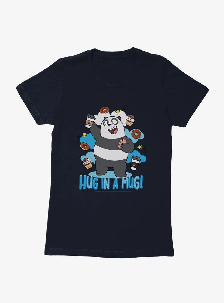 We Bare Bears Hug A Mug Womens T-Shirt