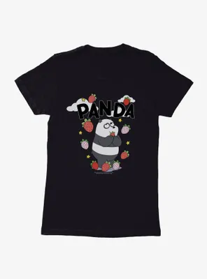We Bare Bears Strawberry Panda Womens T-Shirt