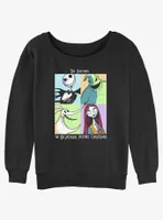 Disney The Nightmare Before Christmas Scream Team Womens Slouchy Sweatshirt