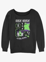 Disney The Nightmare Before Christmas Oogie Boogie Let's Roll Dice Womens Slouchy Sweatshirt