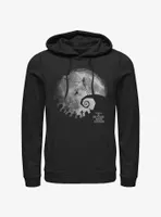 Disney The Nightmare Before Christmas Jack and Zero Graveyard Moon Hoodie