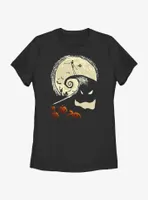 Disney The Nightmare Before Christmas Jack On Pumpkin Hill Womens T-Shirt